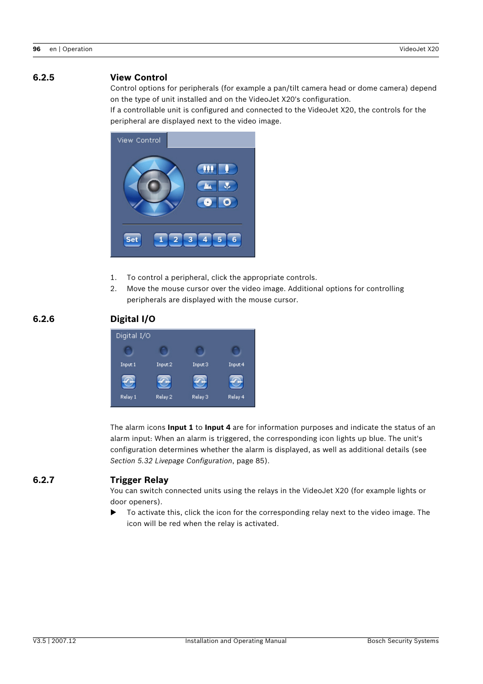 Bosch VIDEOJET X20 User Manual | Page 96 / 130