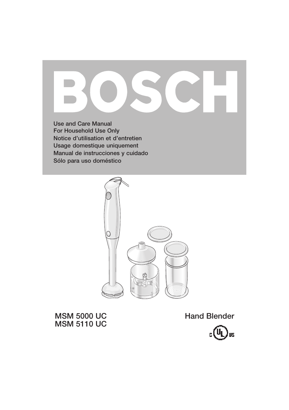 Bosch MSM 5000 UC User Manual | 36 pages