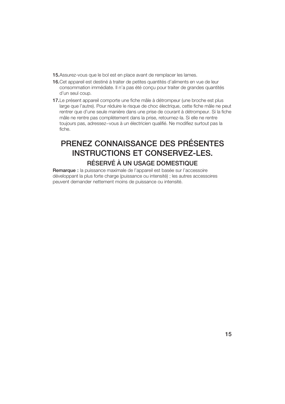 Bosch MSM 5000 UC User Manual | Page 15 / 36
