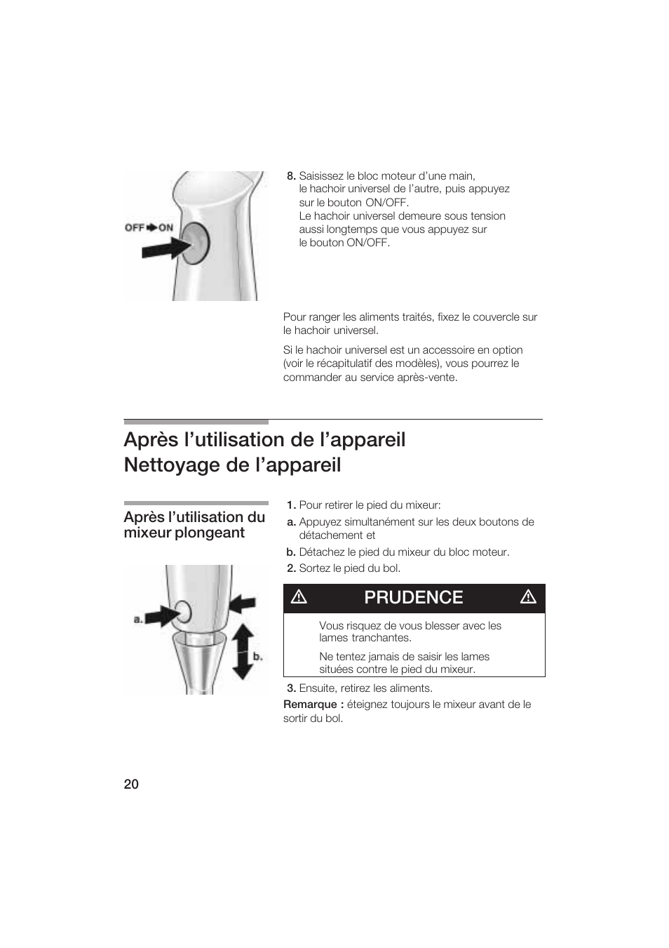 Dprudence d | Bosch MSM 5000 UC User Manual | Page 20 / 36