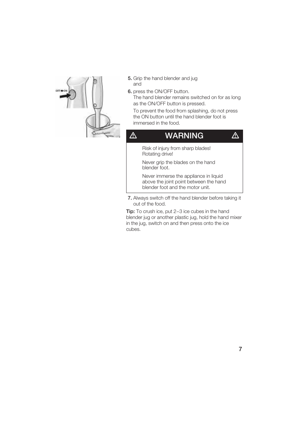 Dwarning d | Bosch MSM 5000 UC User Manual | Page 7 / 36