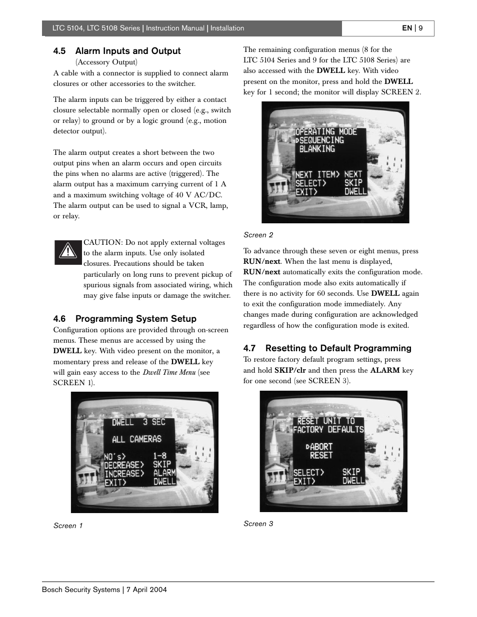 Bosch LTC 5104 User Manual | Page 9 / 20