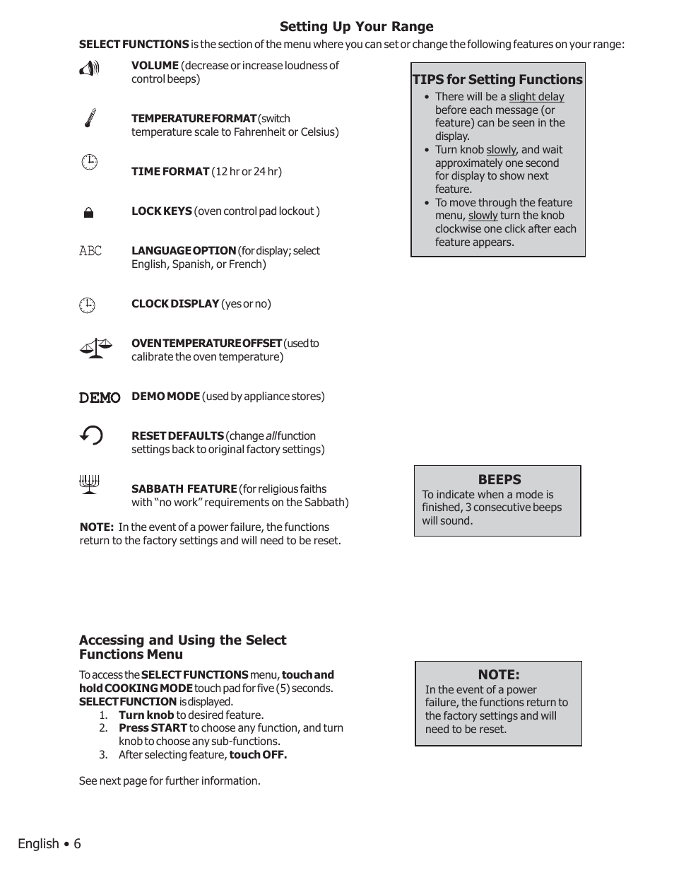 Bosch BOSCH GAS FREE-STANDING CONVECTION RANGE User Manual | Page 10 / 104