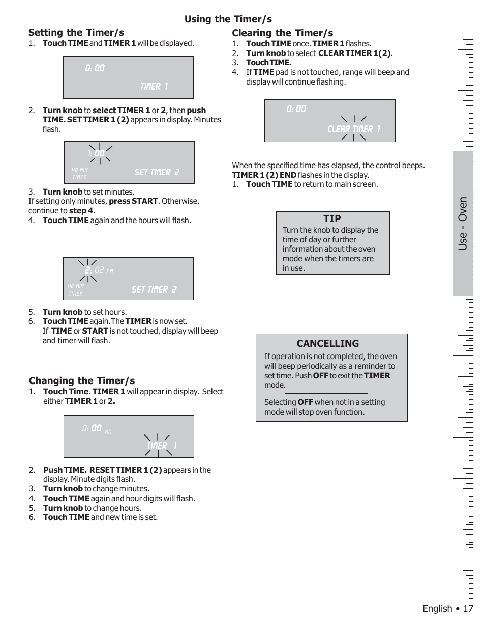 Use - oven | Bosch BOSCH GAS FREE-STANDING CONVECTION RANGE User Manual | Page 21 / 104
