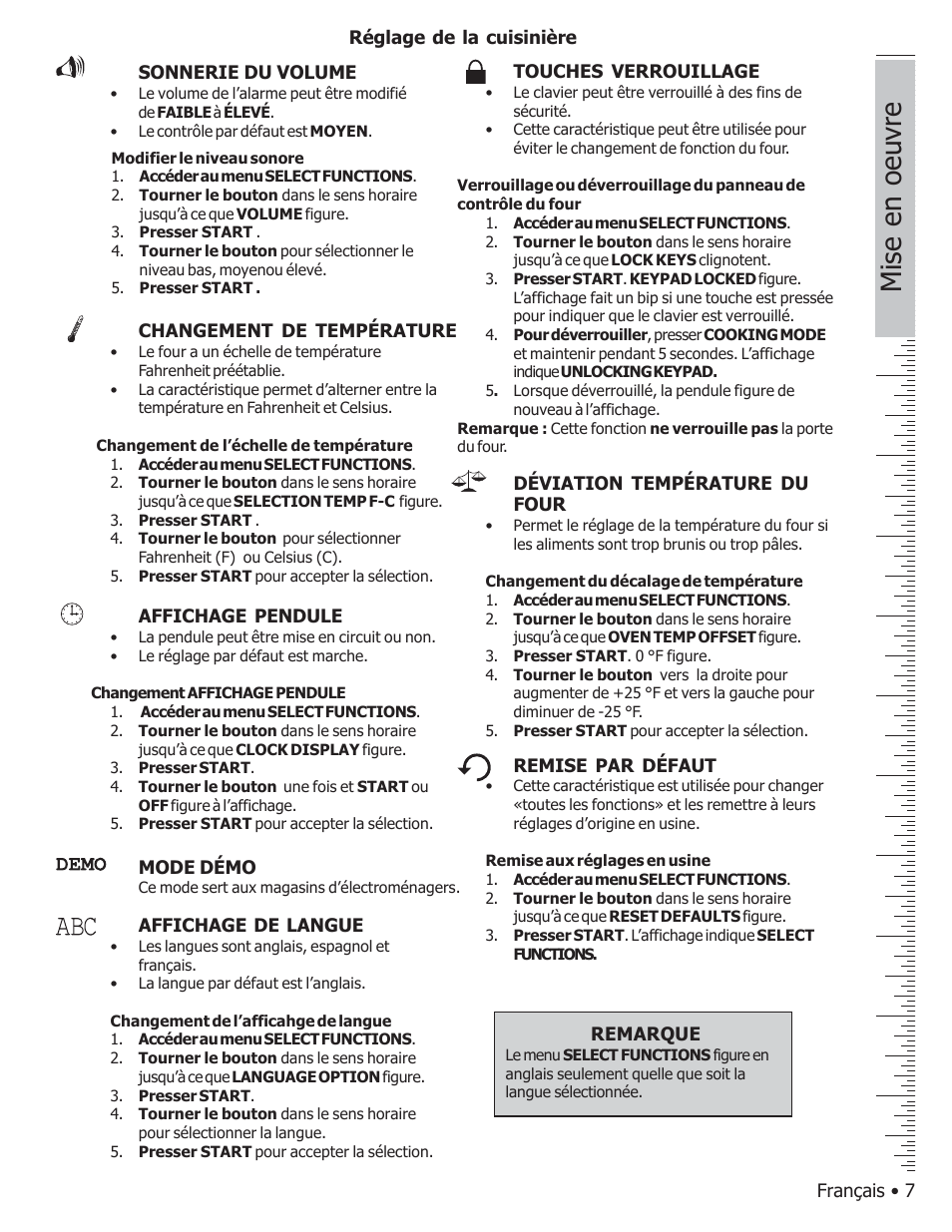 Mise en oeuvre, 12 hr | Bosch BOSCH GAS FREE-STANDING CONVECTION RANGE User Manual | Page 45 / 104