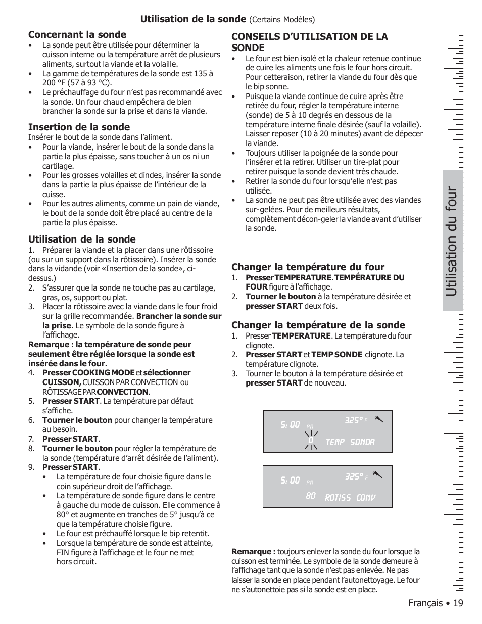 Utilisation du four | Bosch BOSCH GAS FREE-STANDING CONVECTION RANGE User Manual | Page 57 / 104