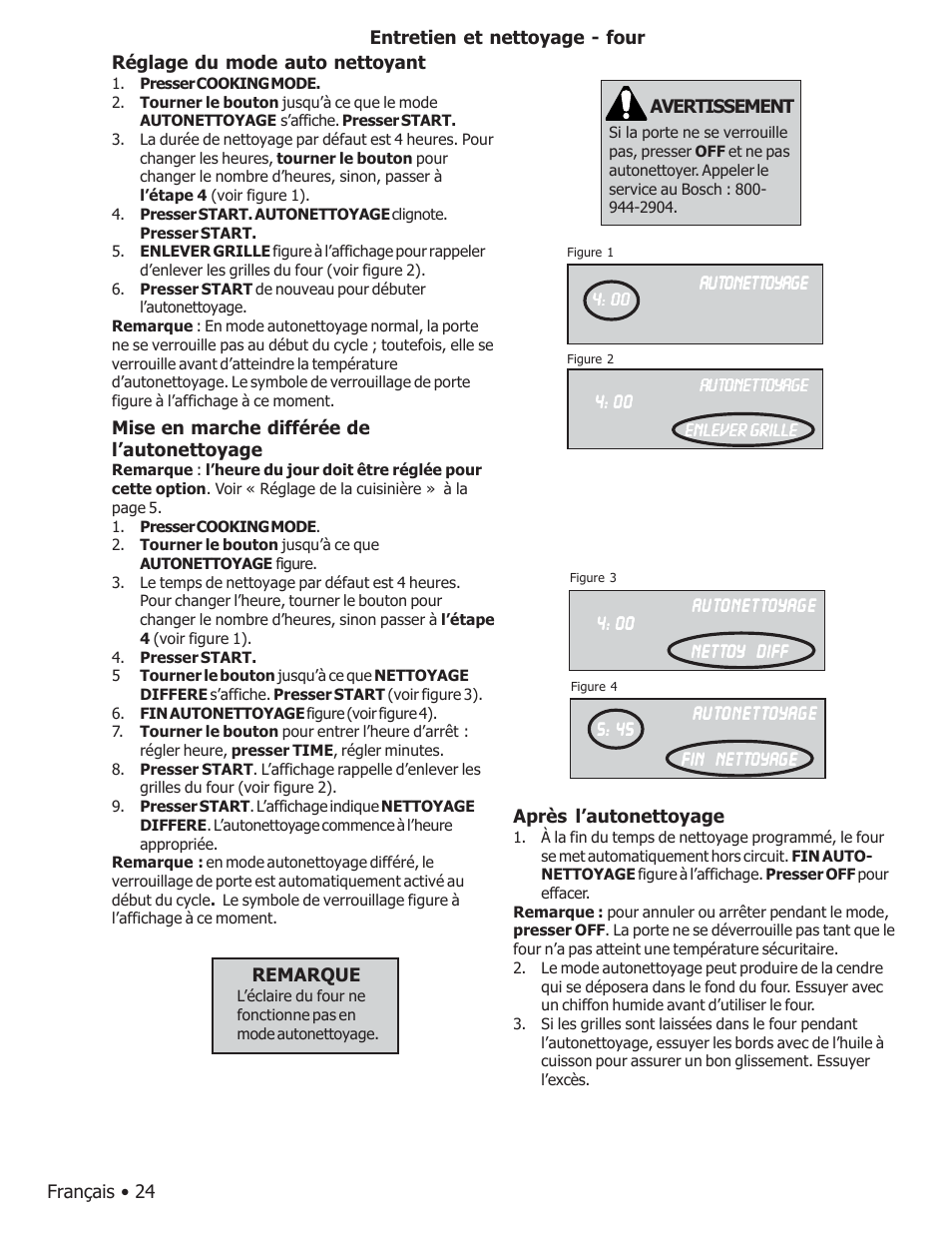 Bosch BOSCH GAS FREE-STANDING CONVECTION RANGE User Manual | Page 62 / 104