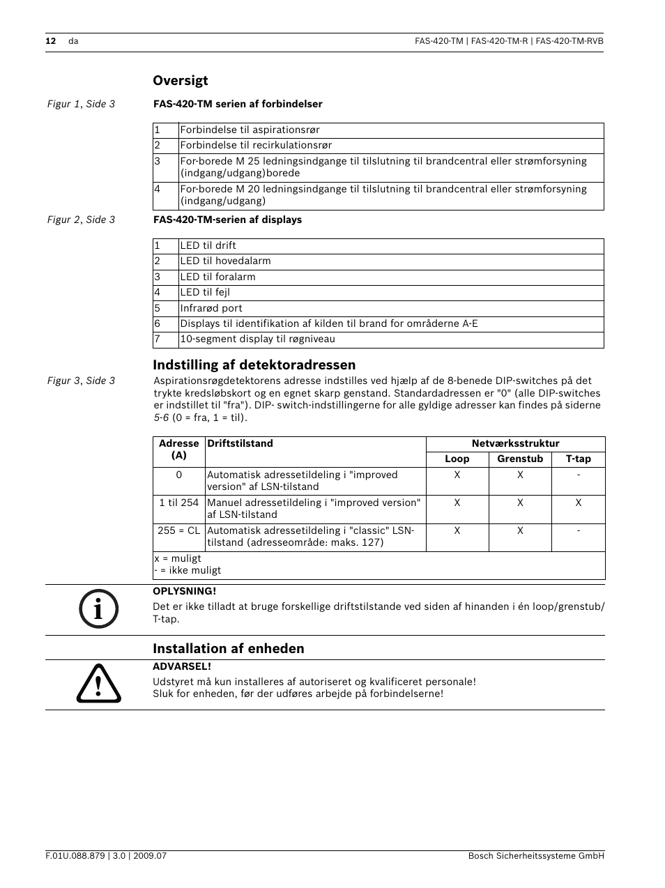 Bosch FAS-420-TM-RVB User Manual | Page 12 / 98