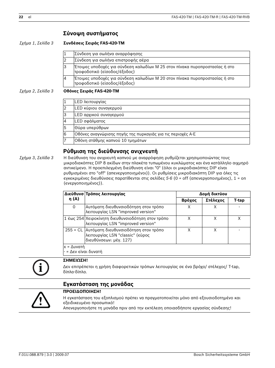 Bosch FAS-420-TM-RVB User Manual | Page 22 / 98