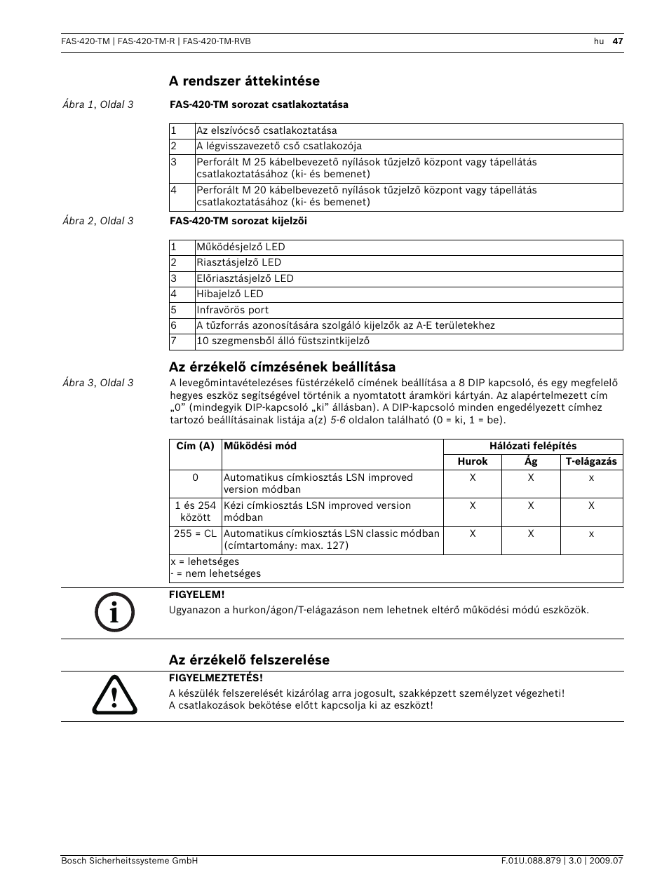 Bosch FAS-420-TM-RVB User Manual | Page 47 / 98