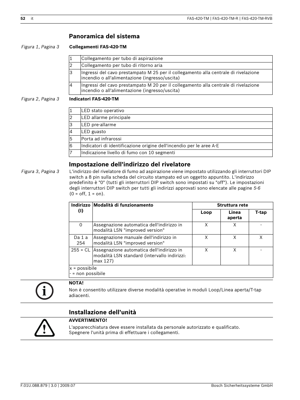 Bosch FAS-420-TM-RVB User Manual | Page 52 / 98