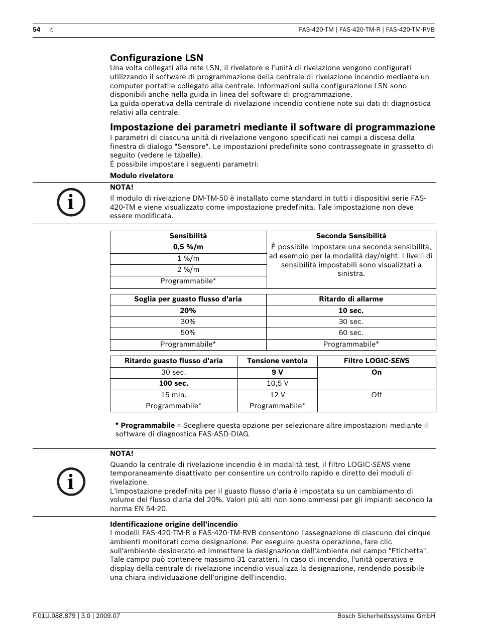 Configurazione lsn | Bosch FAS-420-TM-RVB User Manual | Page 54 / 98