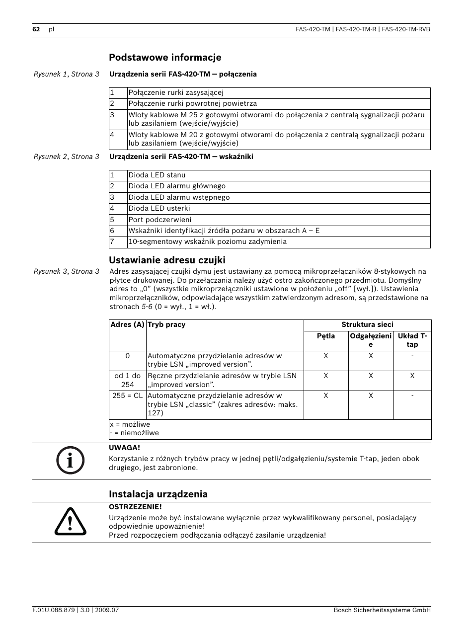 Bosch FAS-420-TM-RVB User Manual | Page 62 / 98
