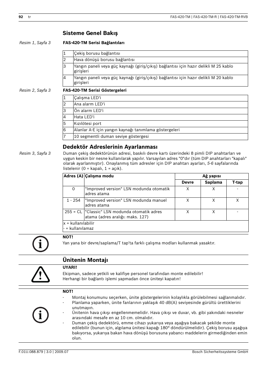 Bosch FAS-420-TM-RVB User Manual | Page 92 / 98