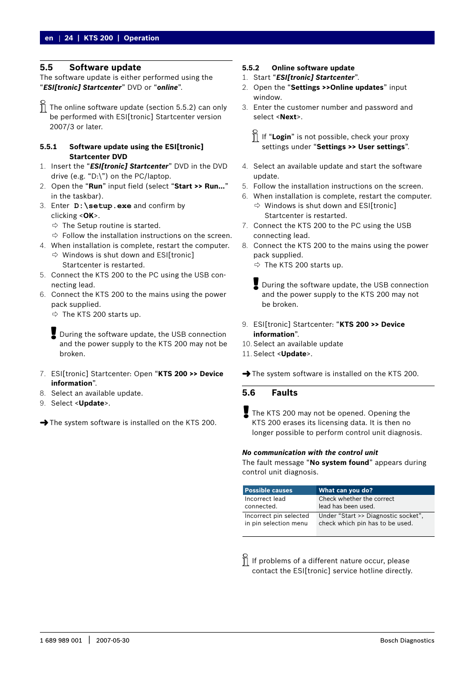 Bosch KTS 200 User Manual | Page 11 / 12
