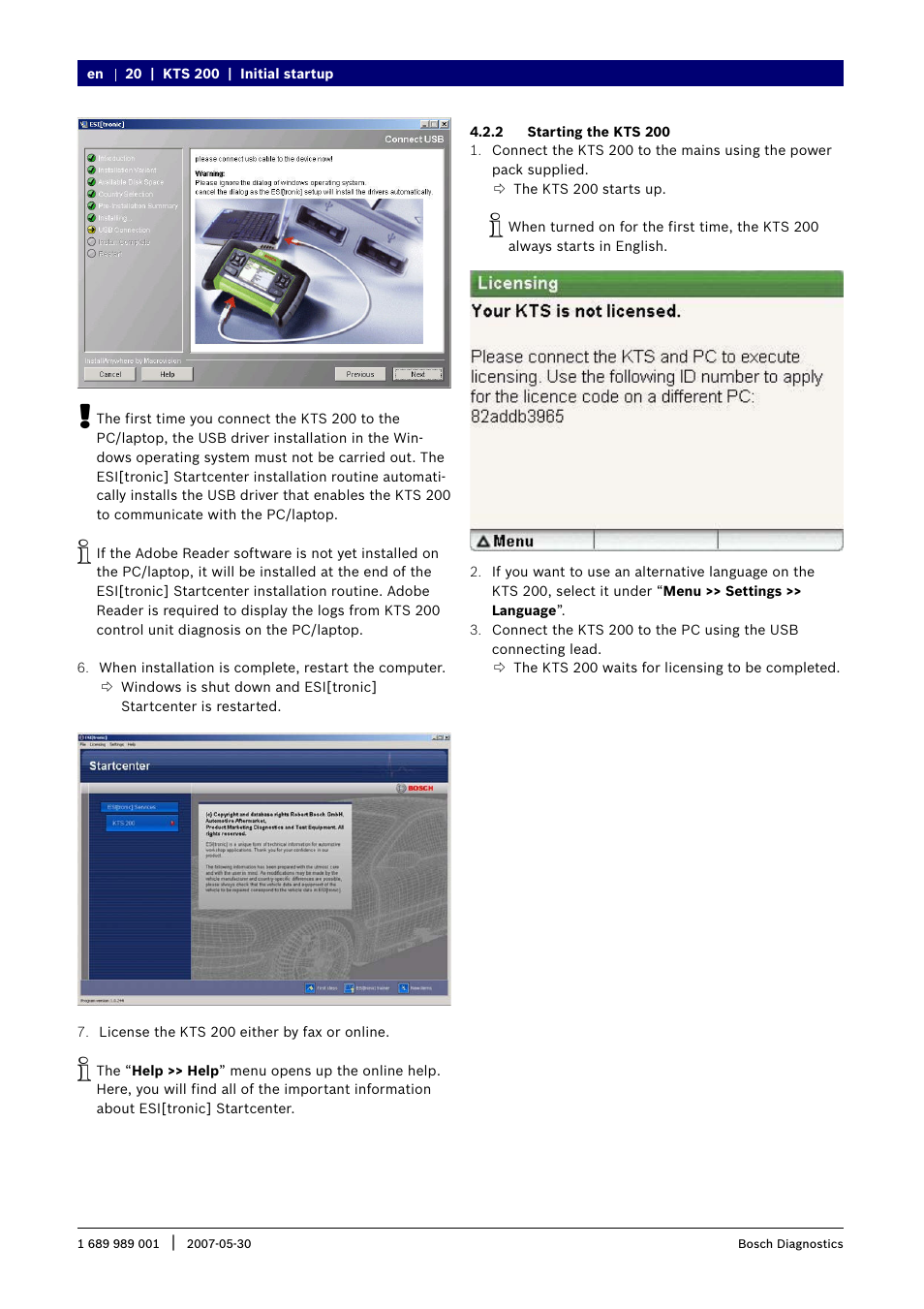 Bosch KTS 200 User Manual | Page 7 / 12