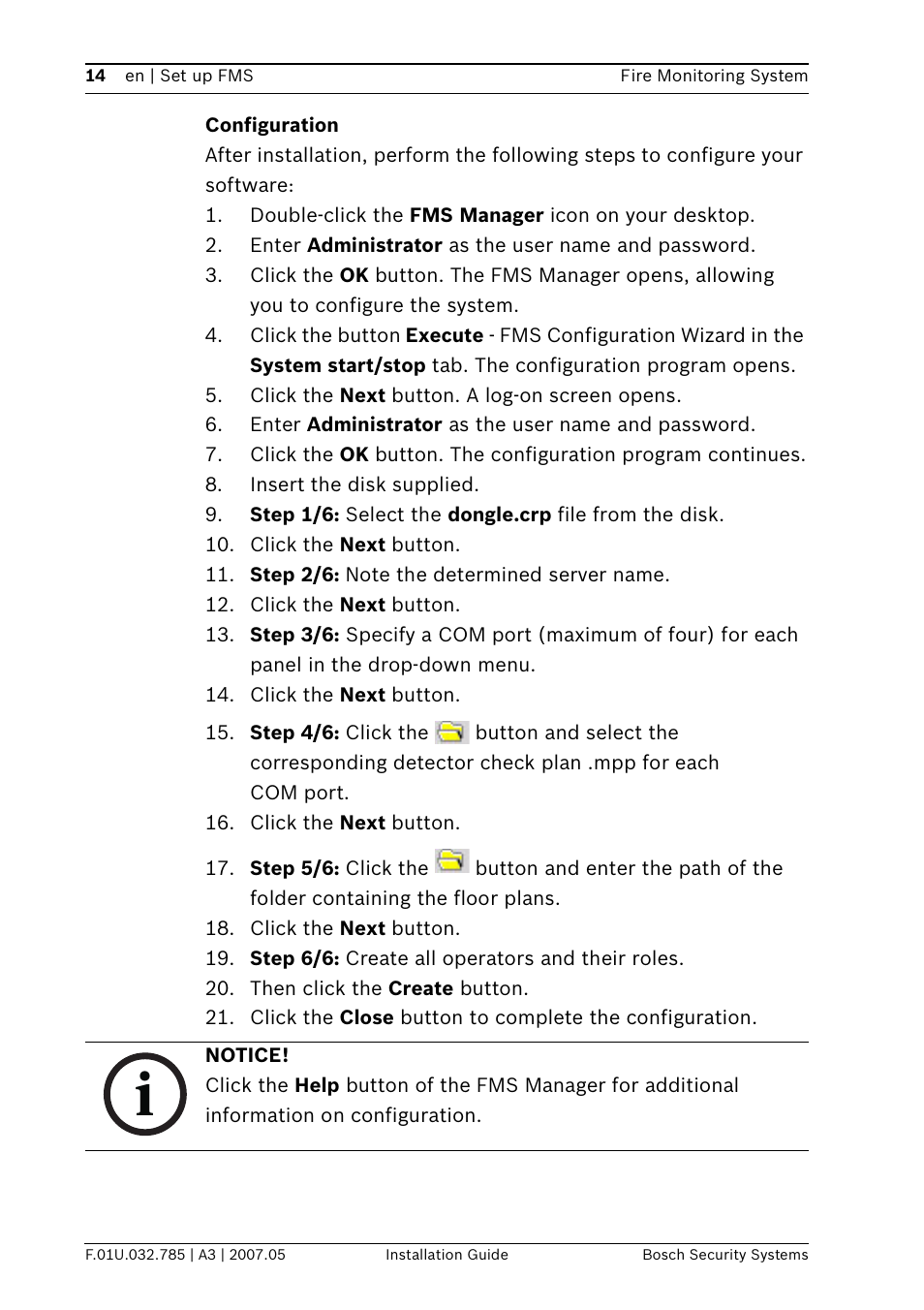 Bosch FSM-2000 User Manual | Page 14 / 40