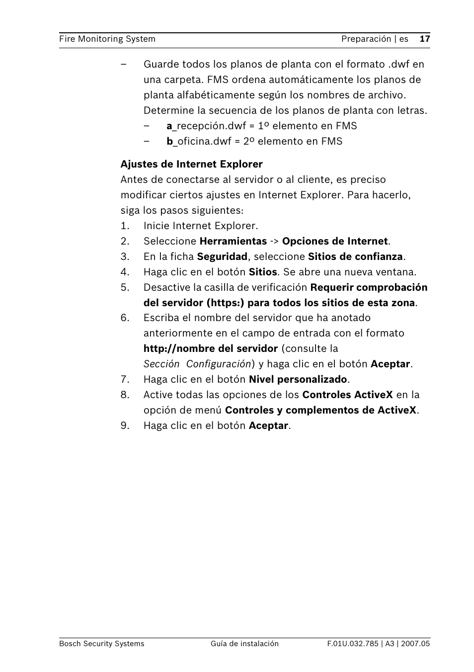 Bosch FSM-2000 User Manual | Page 17 / 40