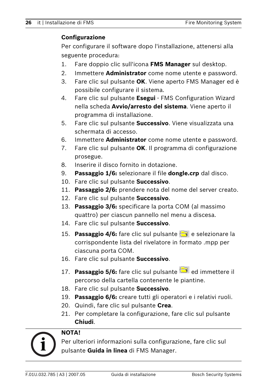 Bosch FSM-2000 User Manual | Page 26 / 40