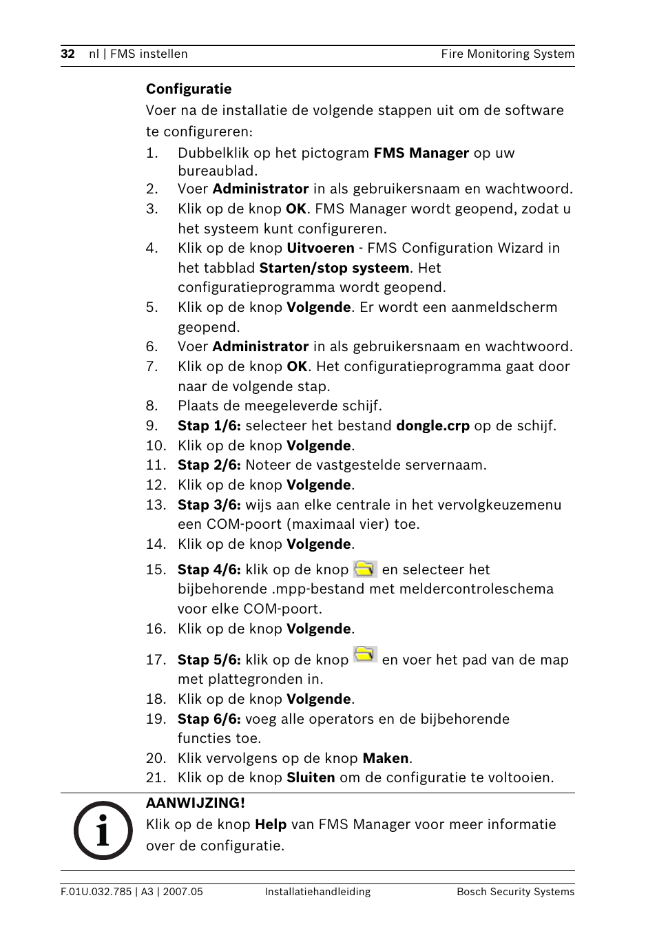Bosch FSM-2000 User Manual | Page 32 / 40