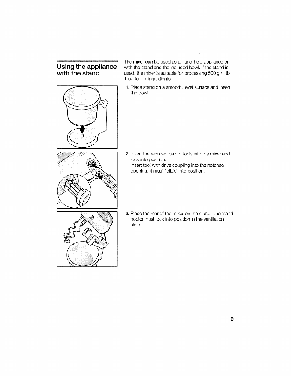 Bosch MFQ 2100 UC User Manual | Page 9 / 15