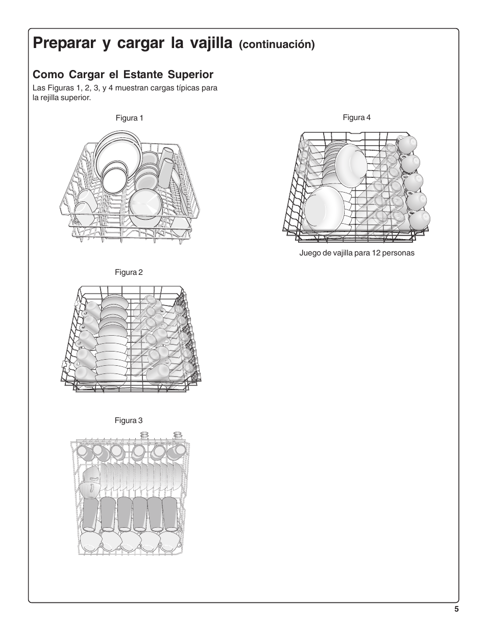 Preparar y cargar la vajilla | Bosch SHE47C0 User Manual | Page 47 / 64