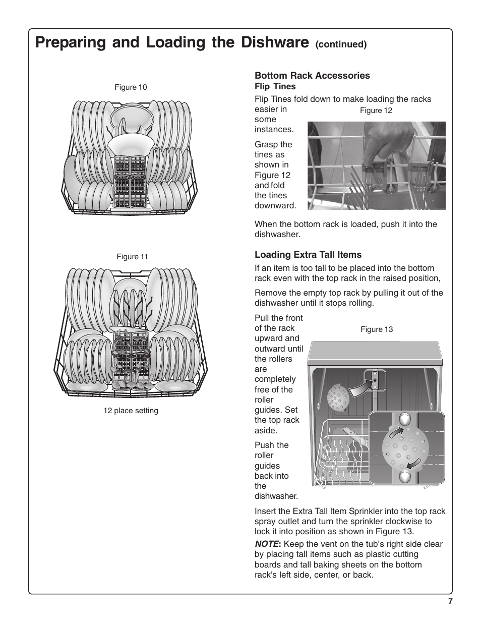 Preparing and loading the dishware | Bosch SHE47C0 User Manual | Page 9 / 64