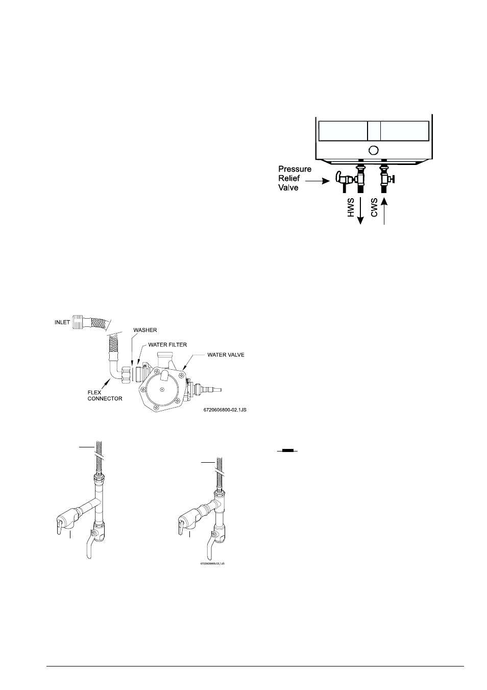 Water connections | Bosch 125HX NG User Manual | Page 9 / 20