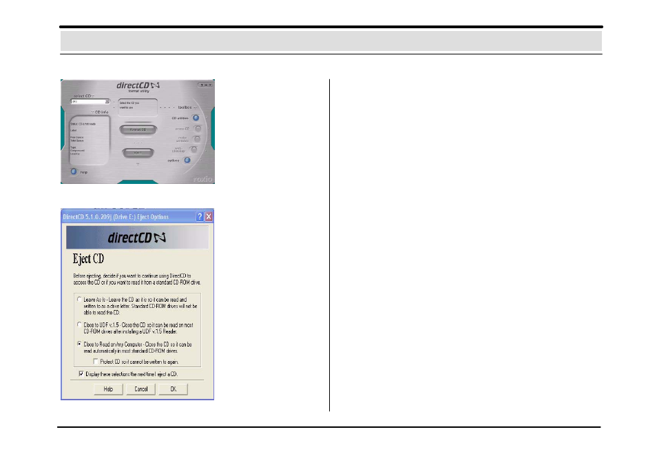 Formatting a cd | Bosch DiBos User Manual | Page 21 / 28