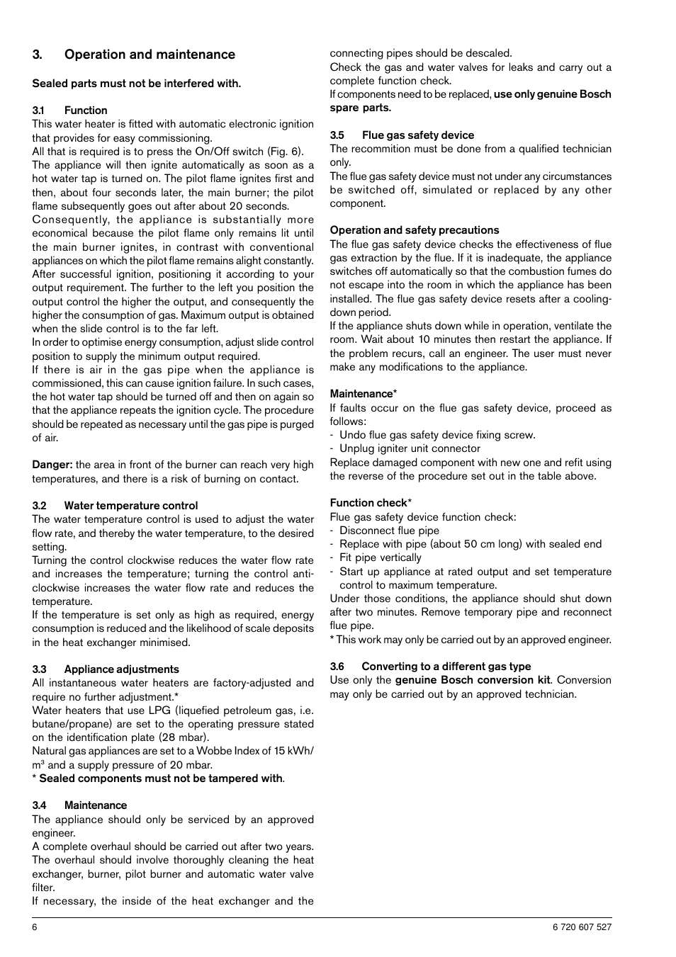 Bosch W14B User Manual | Page 6 / 8