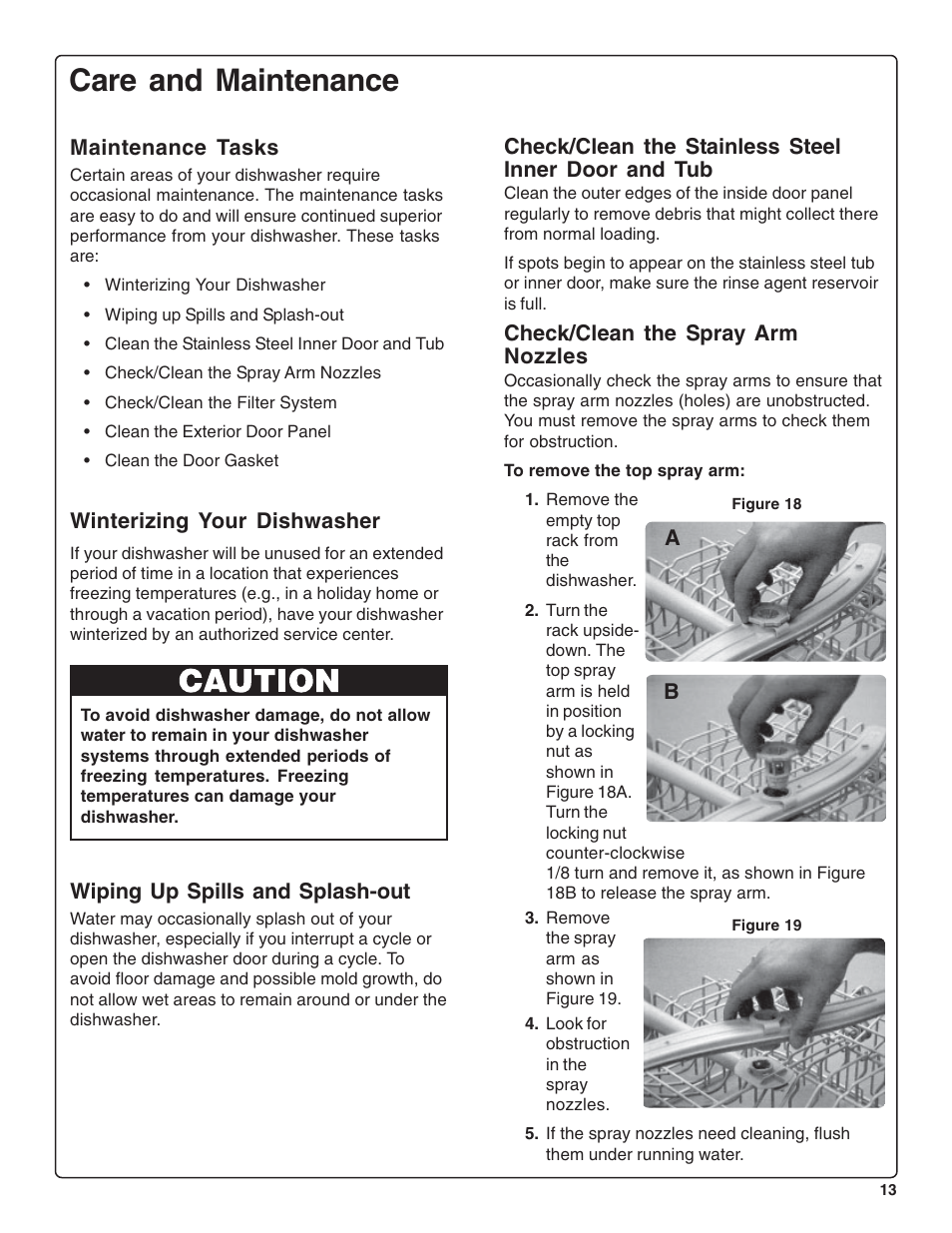 Care and maintenance | Bosch SRV53C User Manual | Page 15 / 64