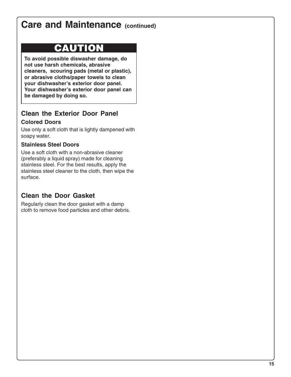 Care and maintenance | Bosch SRV53C User Manual | Page 17 / 64