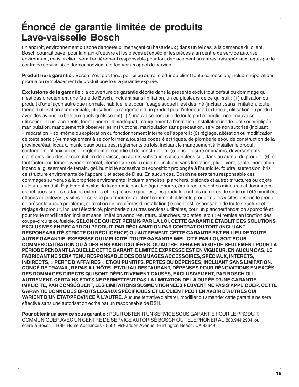 Bosch SRV53C User Manual | Page 41 / 64