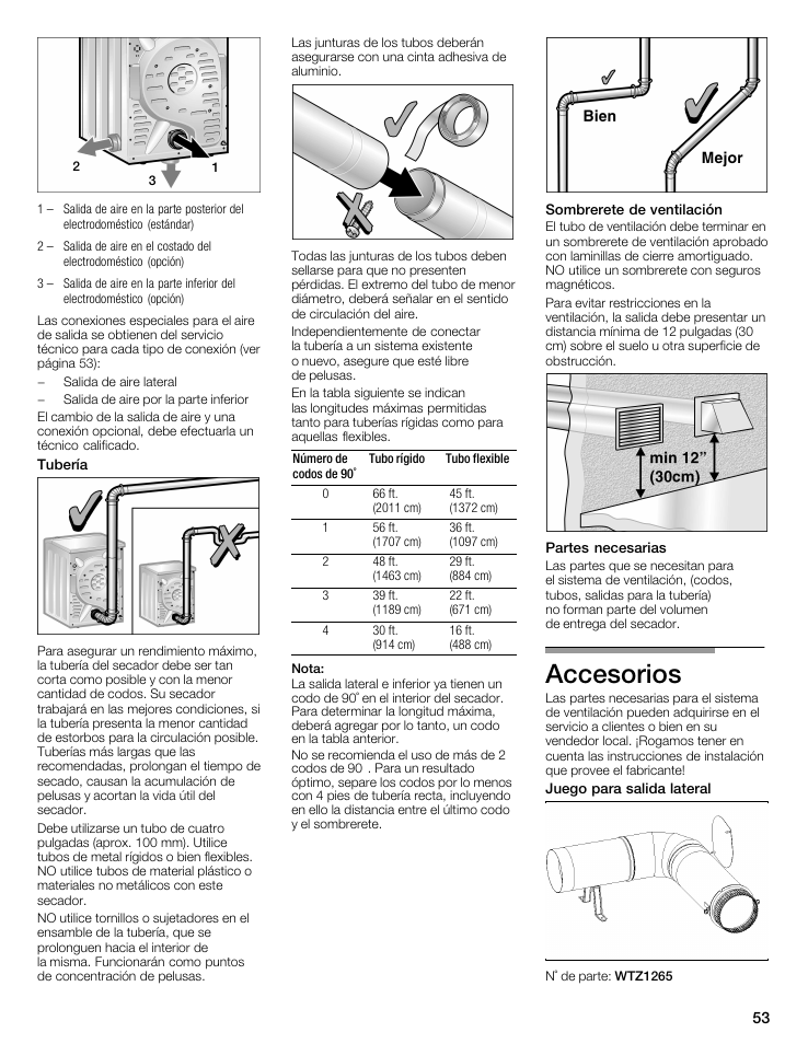 Accesorios | Bosch WTMC5521 User Manual | Page 53 / 68