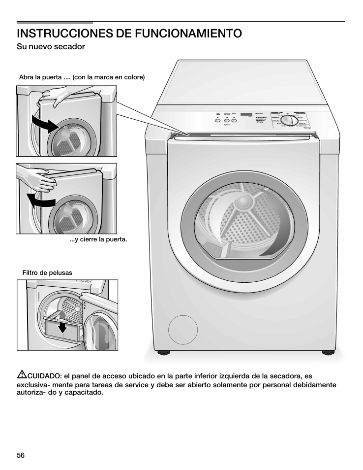 Instrucciones de funcionamiento | Bosch WTMC5521 User Manual | Page 56 / 68