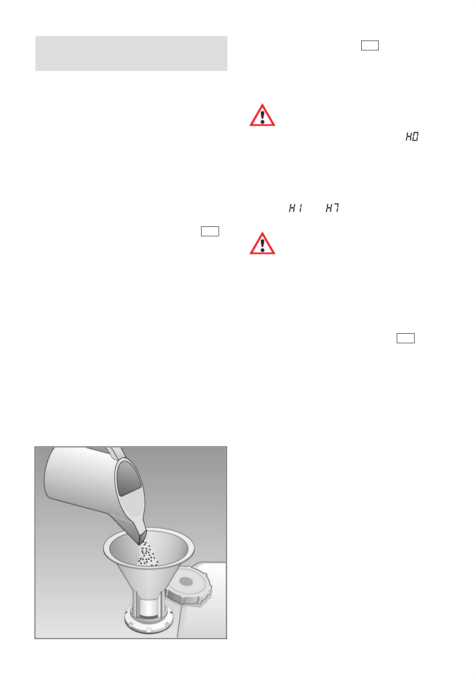 Filling the special salt container, How the salt works, Salt refill indicator | Bosch 9000 035918 (8406 0) User Manual | Page 7 / 33