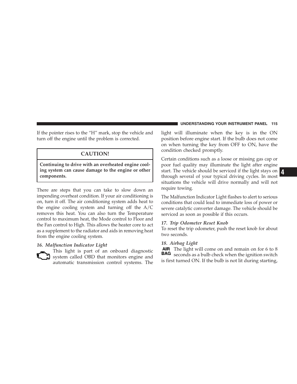 Chrysler 2004 300M User Manual | Page 115 / 277