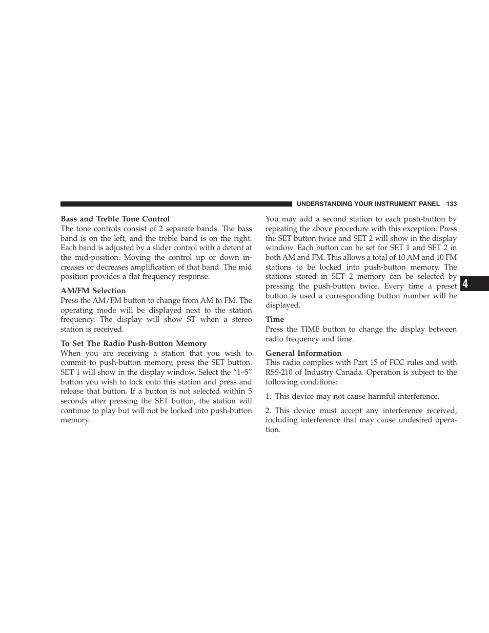 Chrysler 2004 300M User Manual | Page 133 / 277