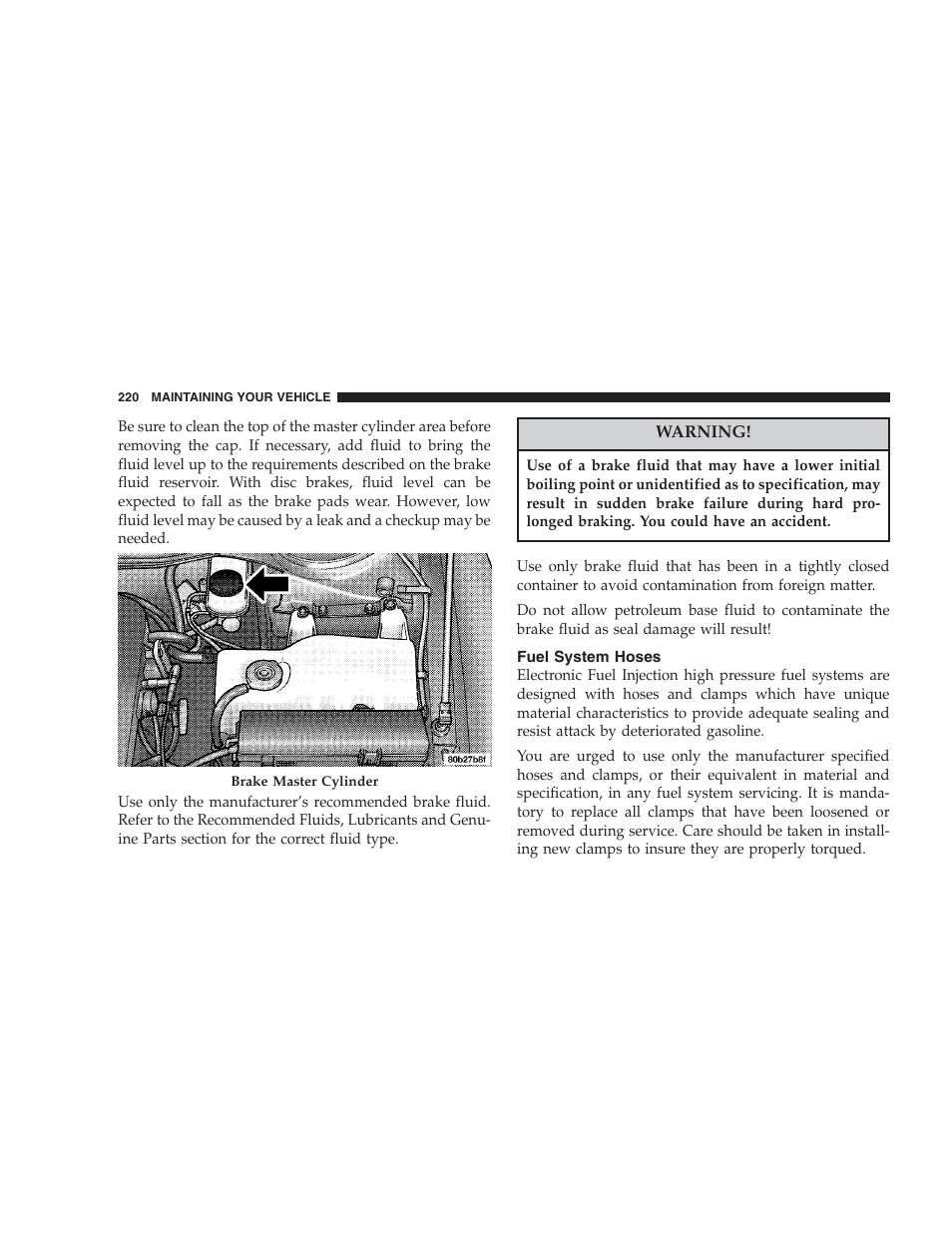 Fuel system hoses | Chrysler 2004 300M User Manual | Page 220 / 277