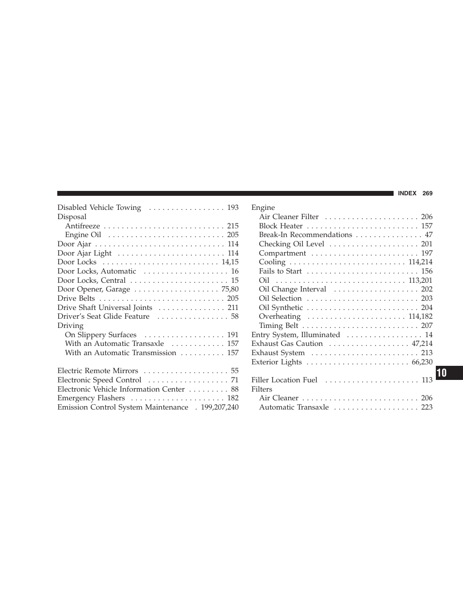 Chrysler 2004 300M User Manual | Page 269 / 277