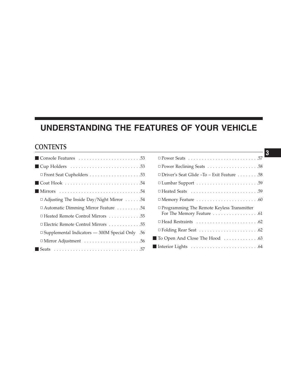 Chrysler 2004 300M User Manual | Page 49 / 277