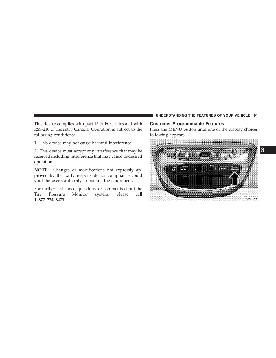 Customer programmable features | Chrysler 2004 300M User Manual | Page 91 / 277