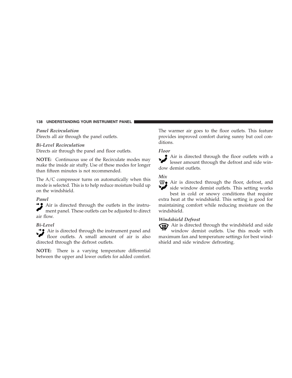 Chrysler 2004 Concorde User Manual | Page 138 / 273