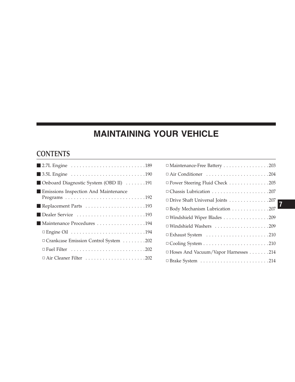 Chrysler 2004 Concorde User Manual | Page 187 / 273