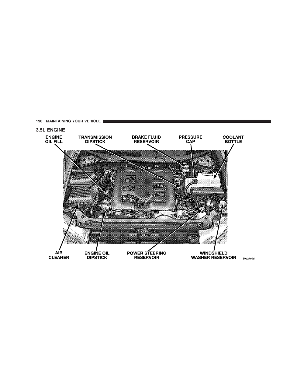 5l engine | Chrysler 2004 Concorde User Manual | Page 190 / 273