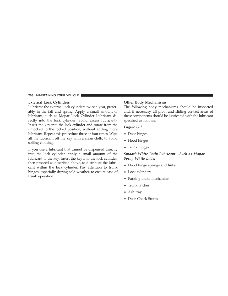 Chrysler 2004 Concorde User Manual | Page 208 / 273