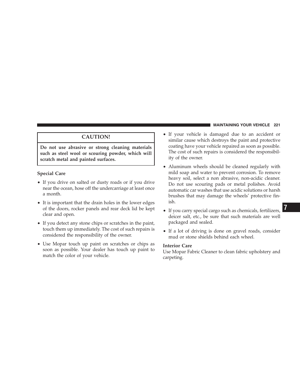 Chrysler 2004 Concorde User Manual | Page 221 / 273