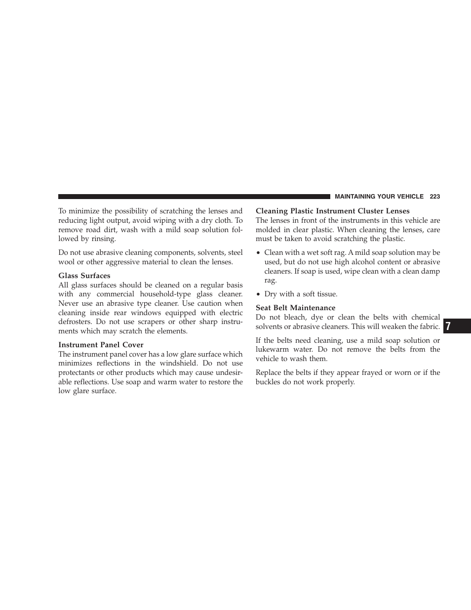 Chrysler 2004 Concorde User Manual | Page 223 / 273