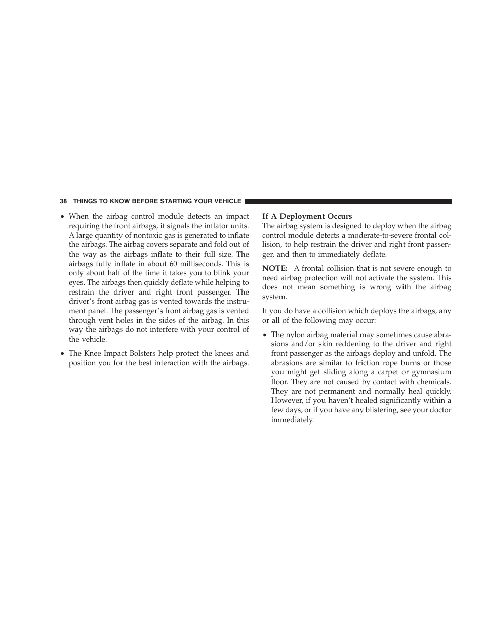 Chrysler 2004 Concorde User Manual | Page 38 / 273