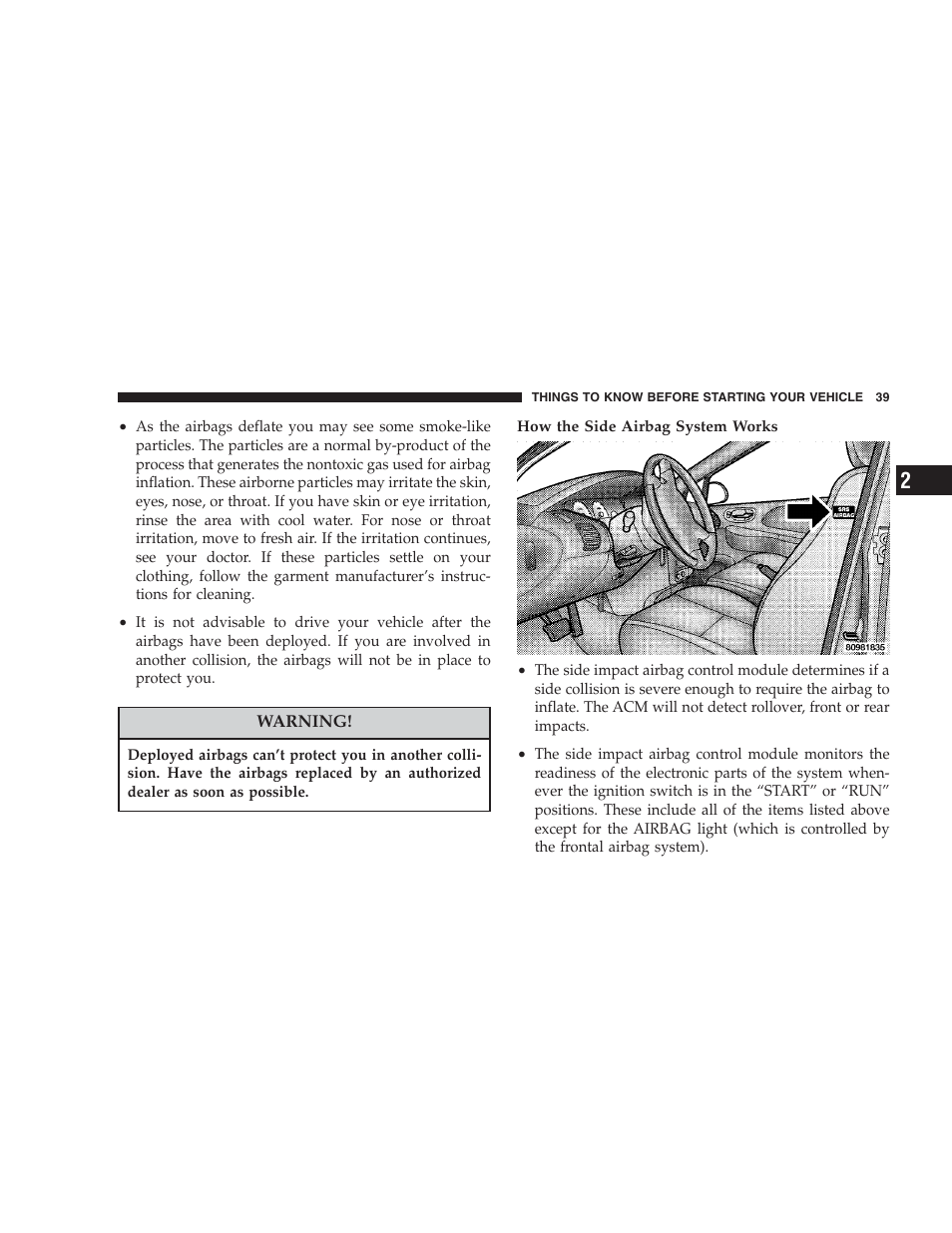 Chrysler 2004 Concorde User Manual | Page 39 / 273